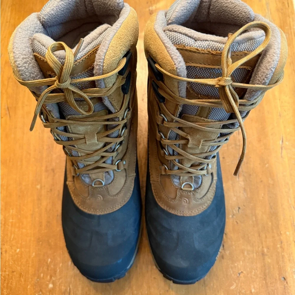 The North Face Chilkat Tan Waterproof Winter Snow Boot Men’s Size 14